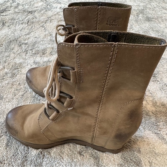 Sorel Joan of Arctic Wedge II Boots Ash Brown Women's 10 - Picture 8 of 15